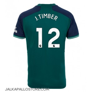 Arsenal Jurrien Timber #12 Kolmaspaita 2023-24 Lyhythihainen